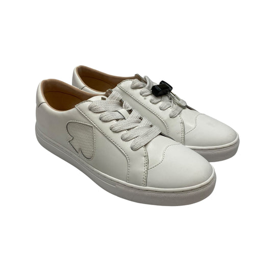 Shoes Designer By Kate Spade In White, Size:9.5