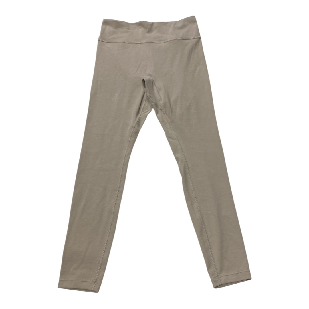 Athletic Leggings By Athleta In Beige, Size:M