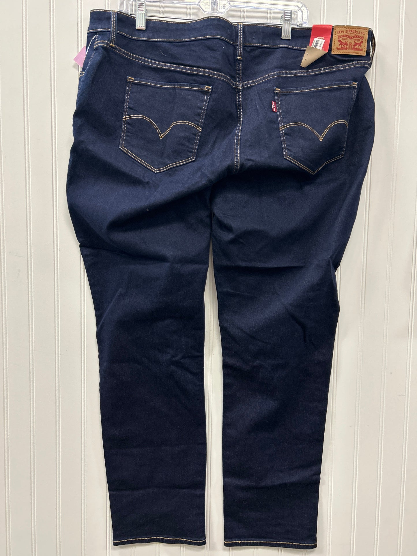 Jeans Skinny By Levis In Blue Denim, Size:24 NWT