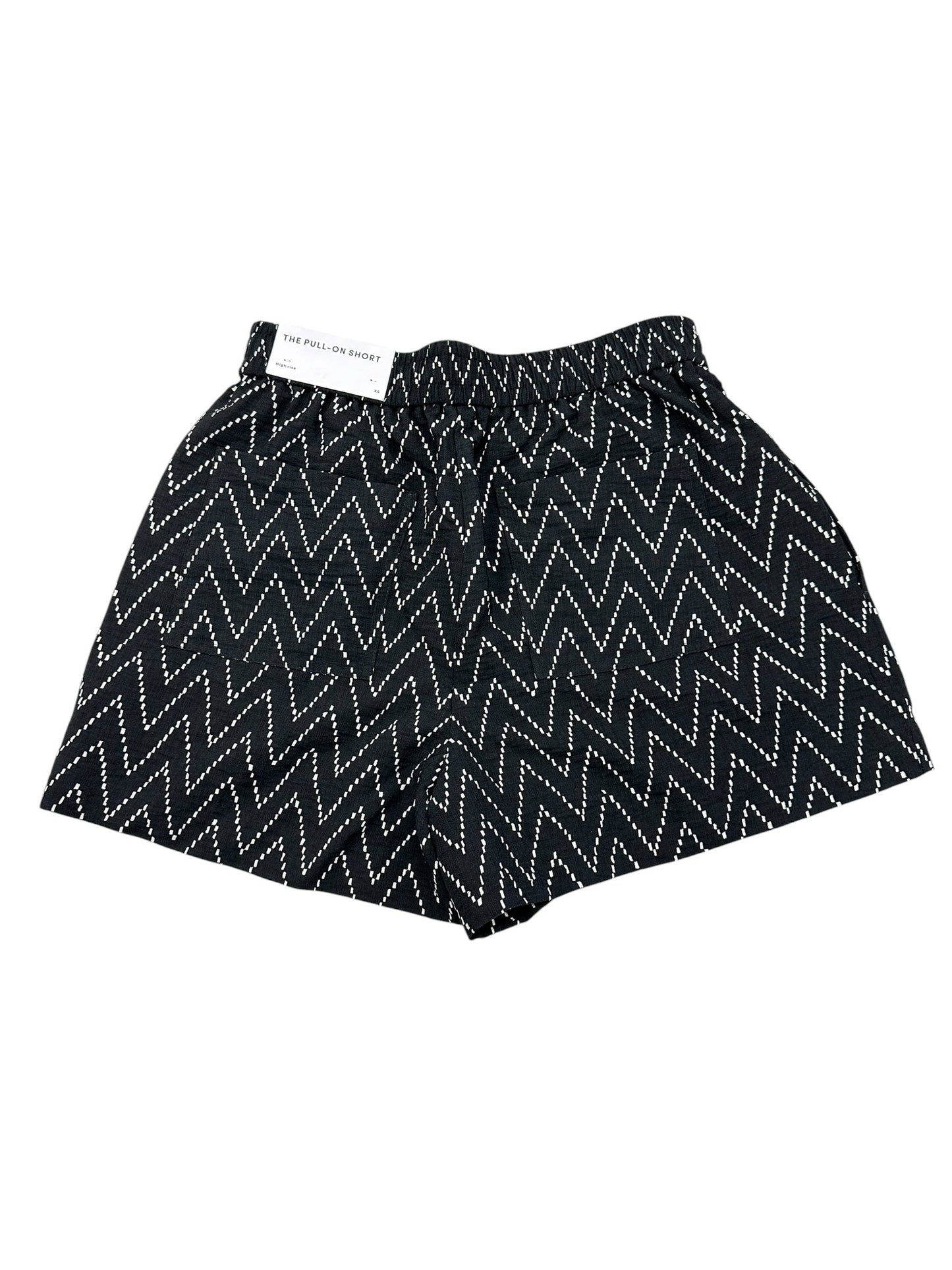 Shorts By Ann Taylor In Black & White, Size:Xs