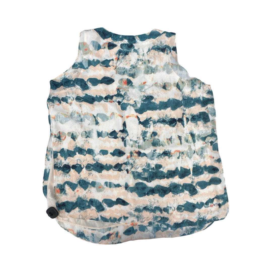 Top Sleeveless By Cabi In Green & Pink, Size:Xl