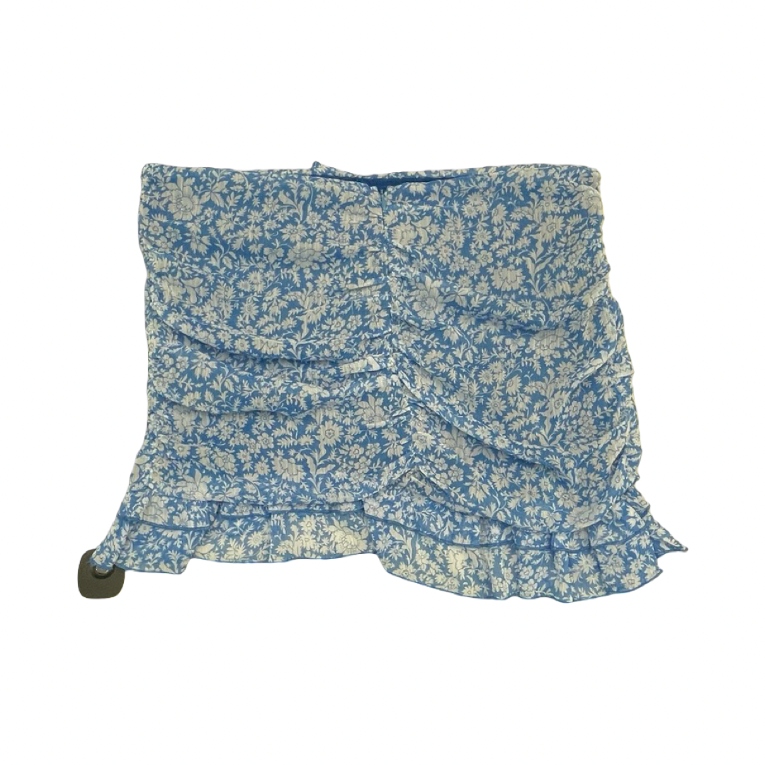 Skirt Mini & Short By Zara In Blue, Size:L