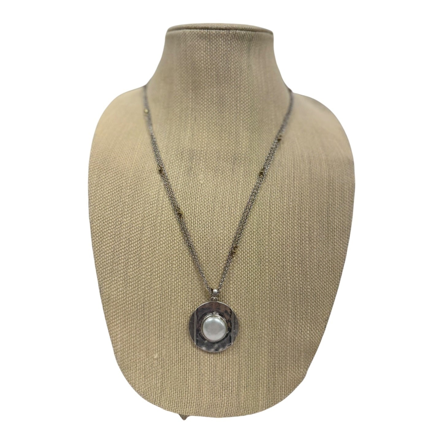 Necklace Pendant By Lucky Brand In Silver