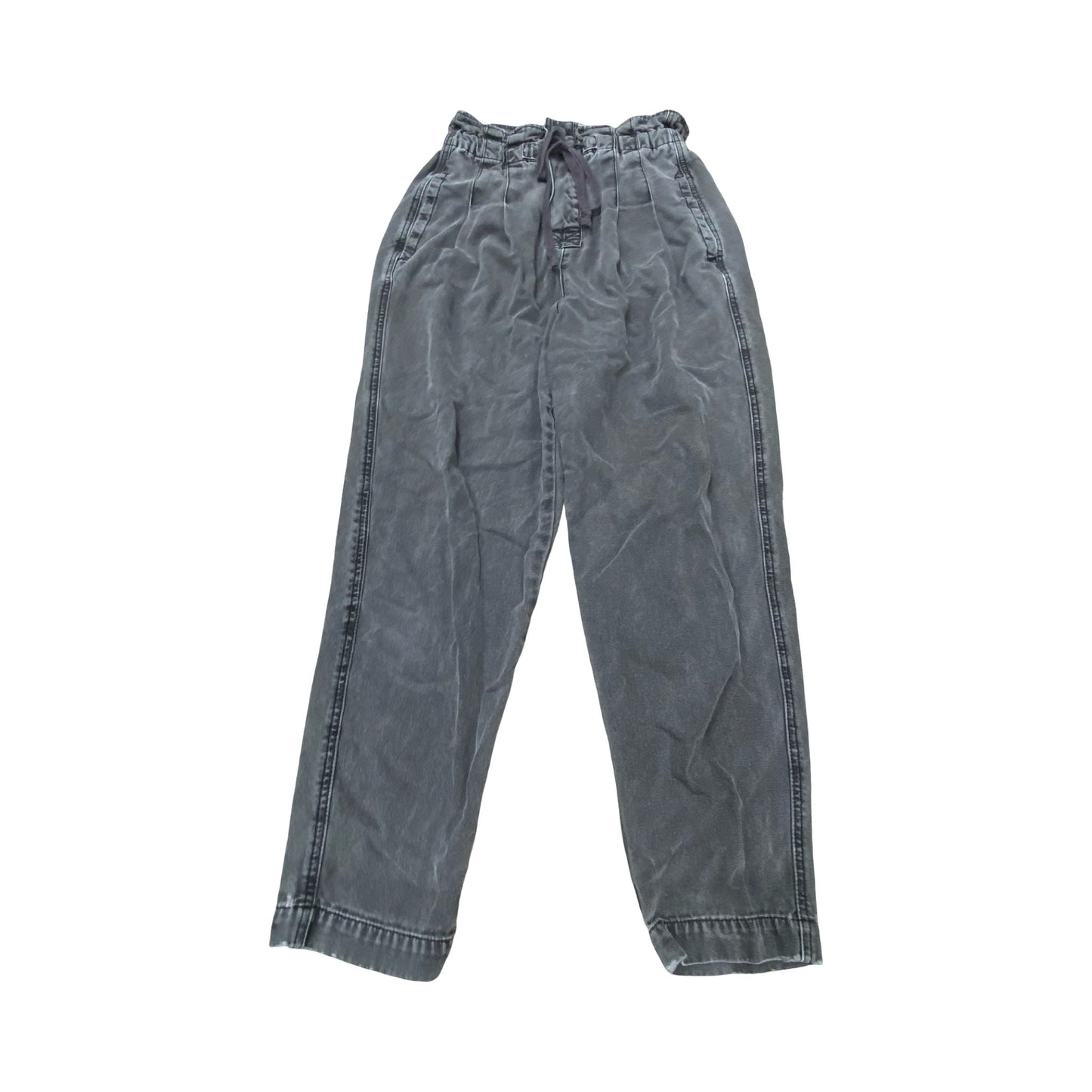 Jeans Straight By Free People In Grey Denim, Size:Xs