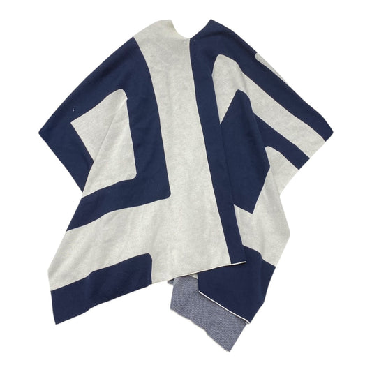 Sweater By Chicos In Blue & White, Size:Osfm