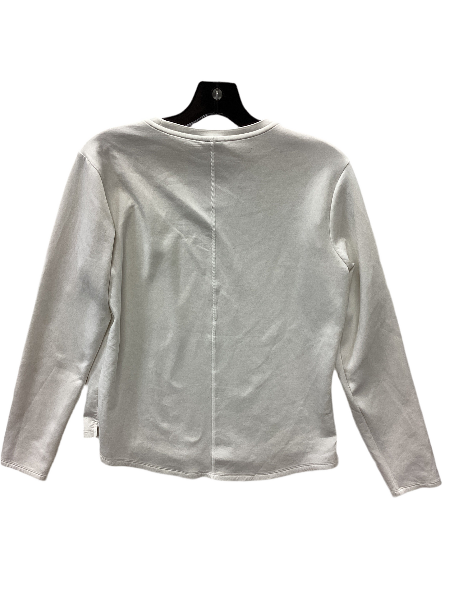 Athletic Top Ls Crewneck By Nike Apparel In White, Size:M