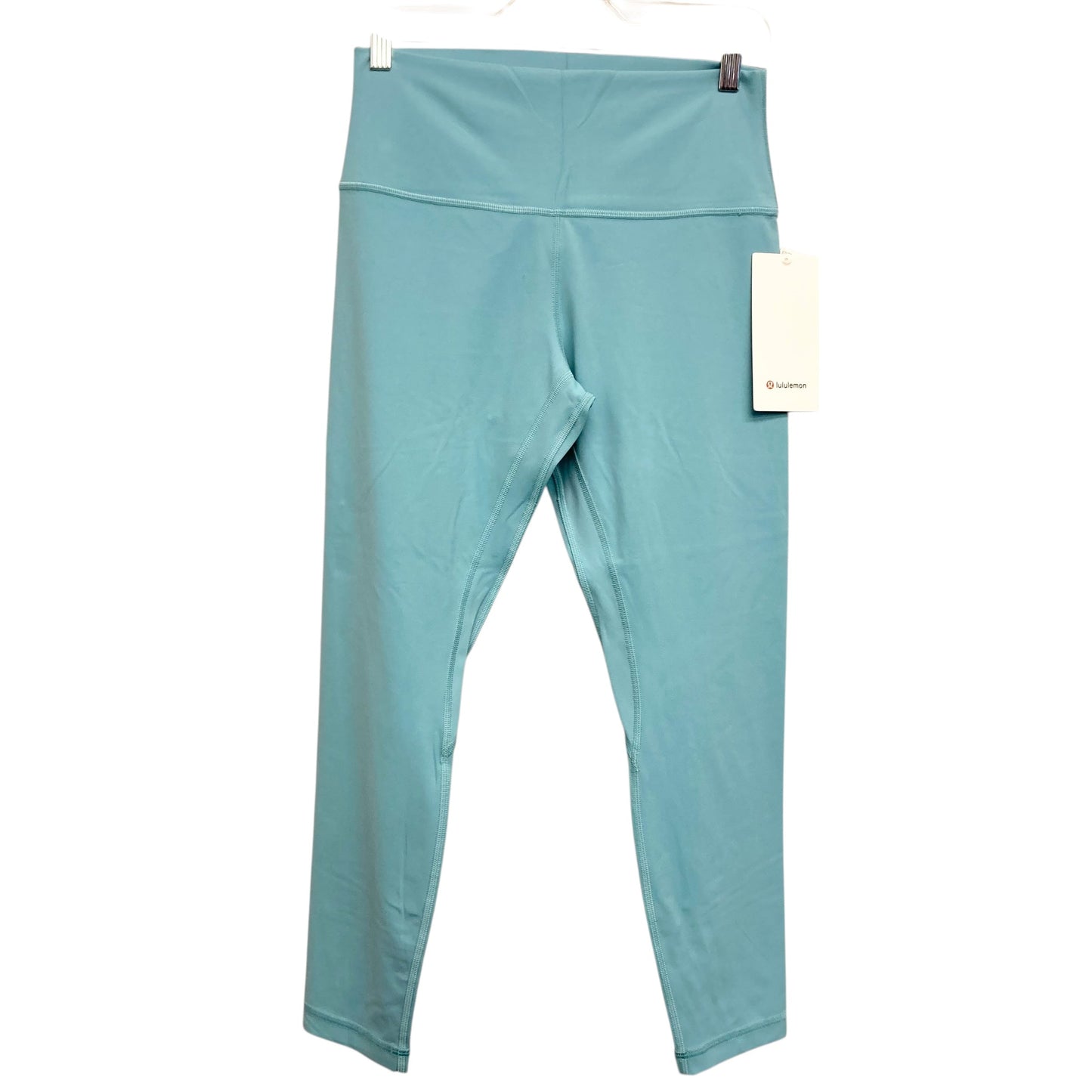 Athletic Leggings By Lululemon In Aqua, Size:M