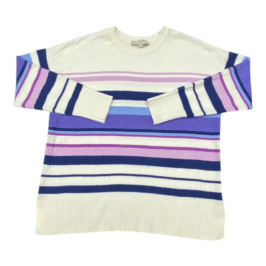 Sweater By Loft In Striped Pattern, Size:L