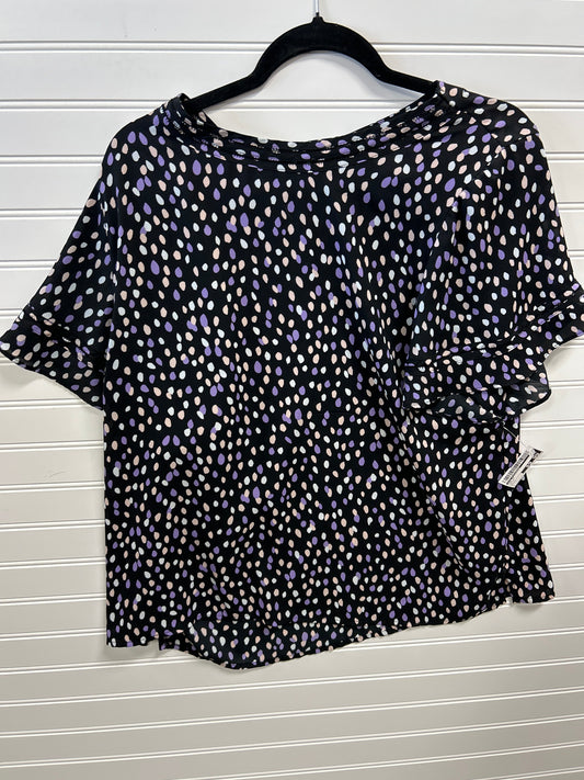 Top Ss By Liz Claiborne In Black, Size:L