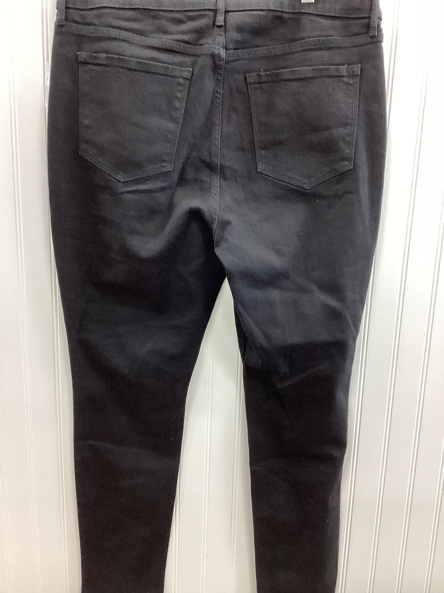 Jeans Skinny By Old Navy In Black Denim, Size:16