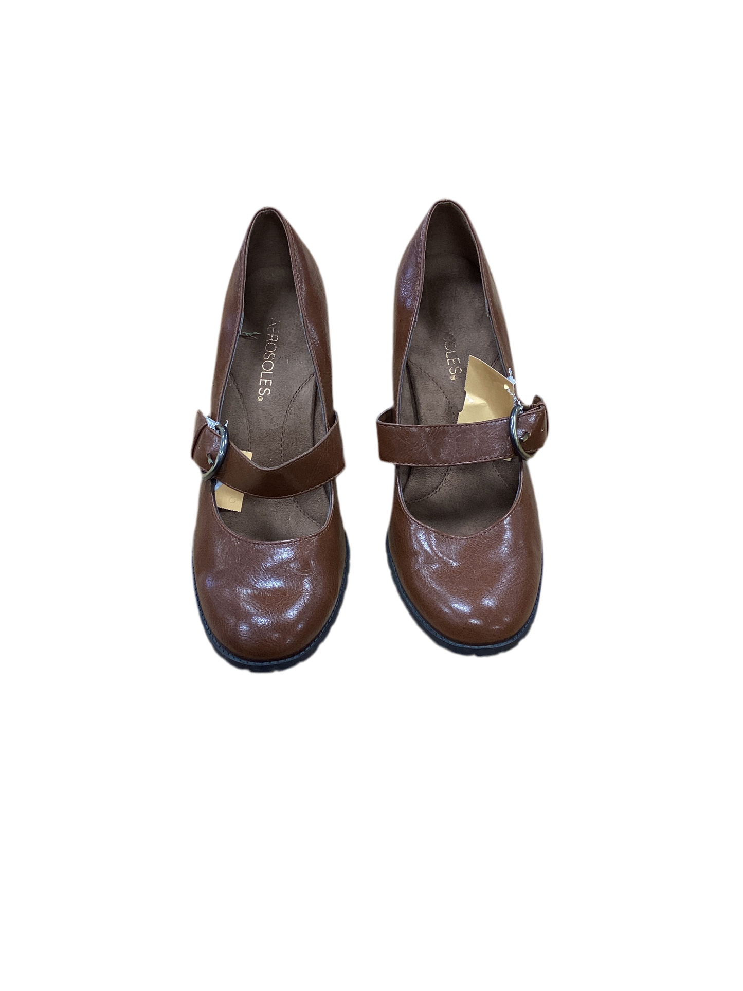 Shoes Heels Kitten By Aerosoles In Brown, Size:7.5