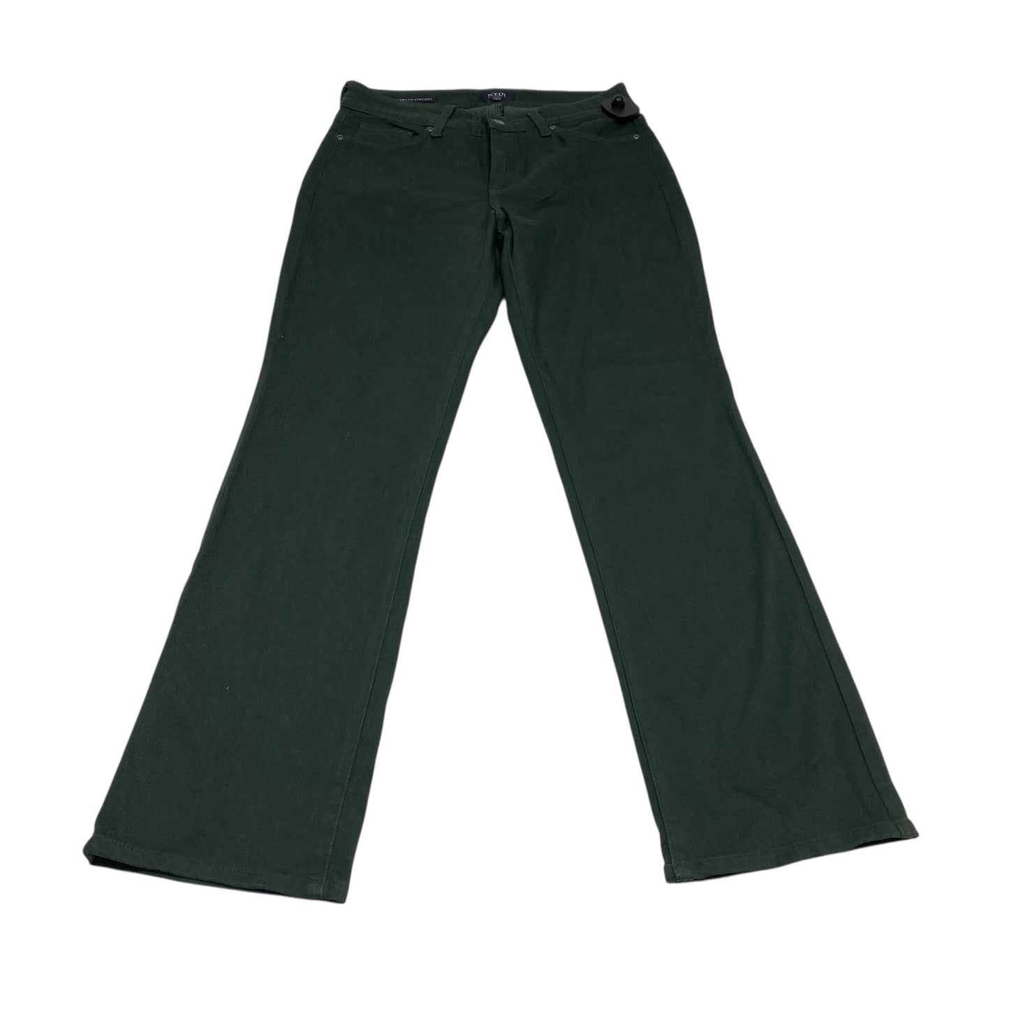 Jeans Straight By Not Your Daughters Jeans In Green Denim, Size:8