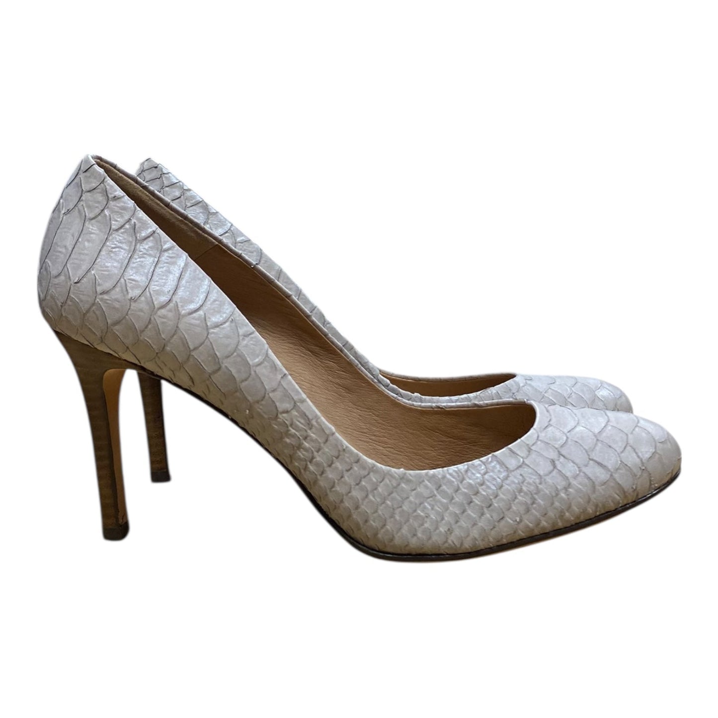 Shoes Heels Stiletto By Ann Taylor In Tan, Size:8.5