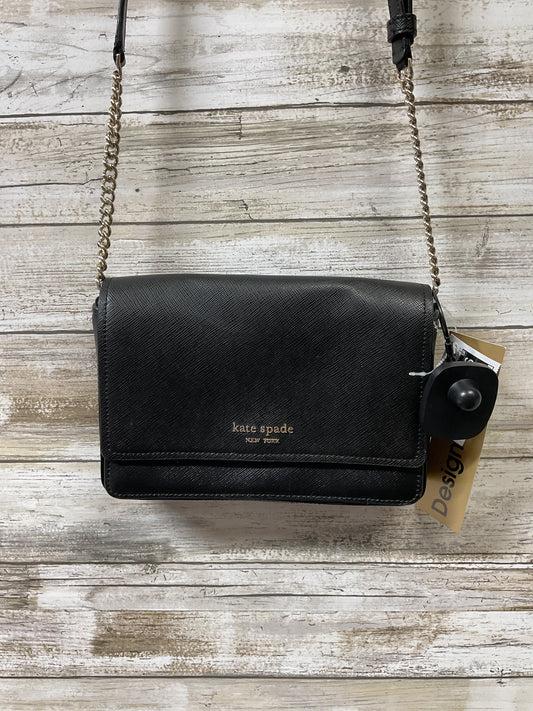 Crossbody Designer By Kate Spade In Black, Size:Small