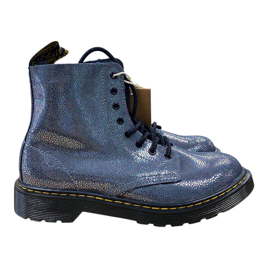 Boots Ankle Flats By Dr Martens In Grey, Size:6