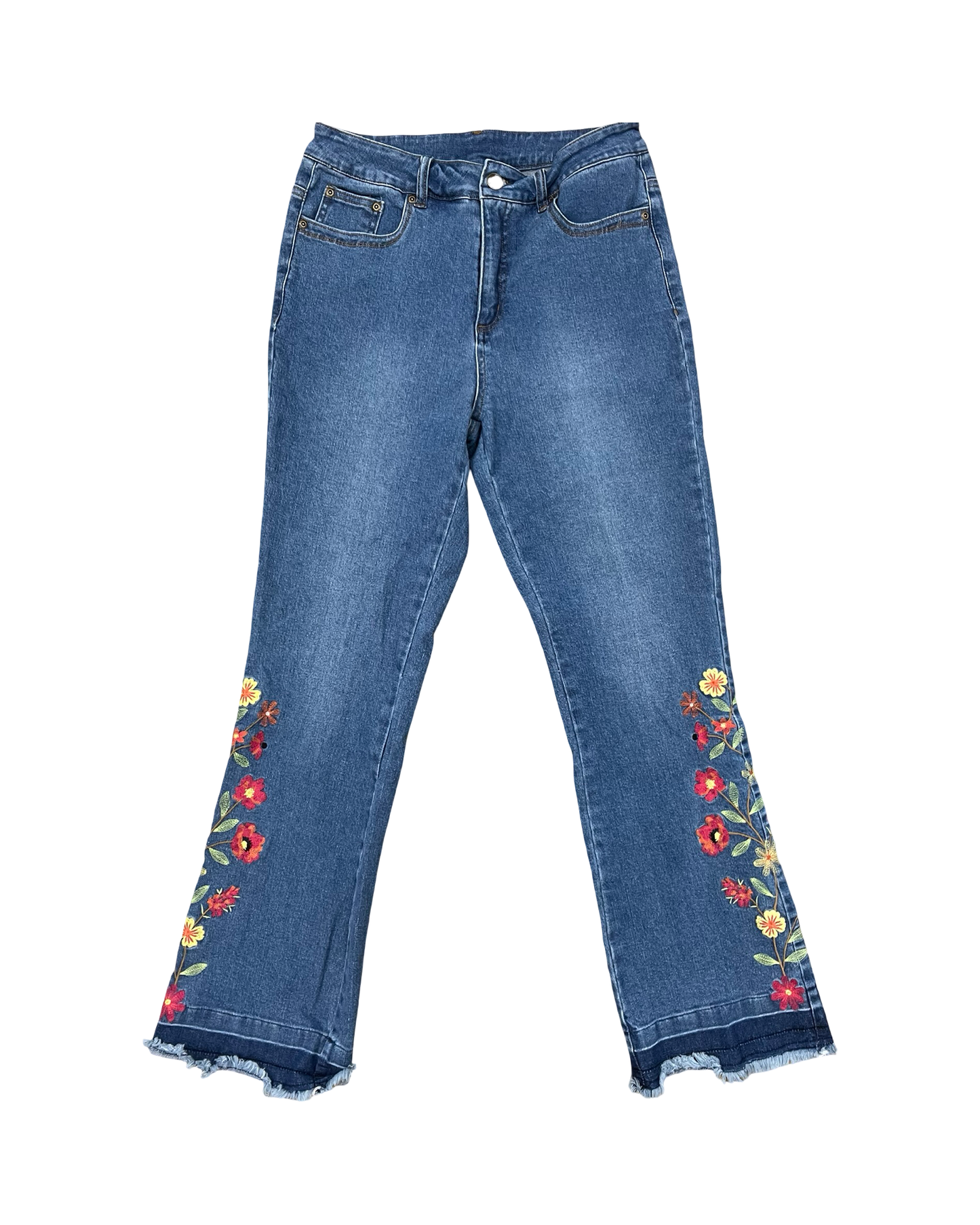 Jeans Flared By Clothes Mentor In Blue Denim, Size:6
