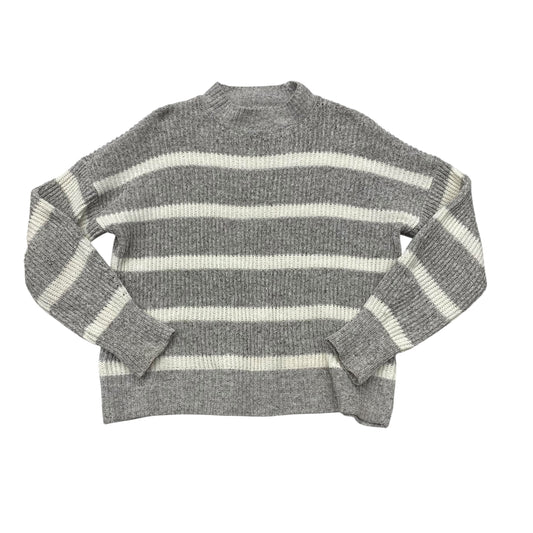 Sweater By Abercrombie And Fitch In Grey & White, Size:Xs