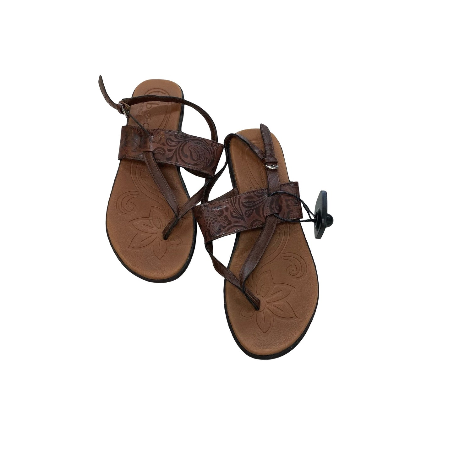Sandals Flats By Boc In Brown, Size:8