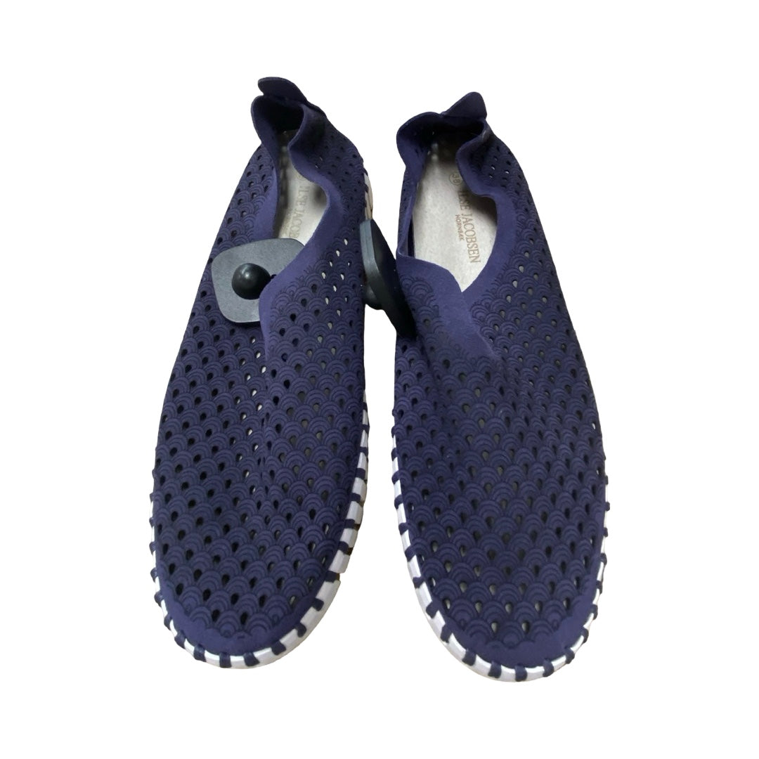 Shoes Flats By ILSE JACOBSEN In Blue, Size:8
