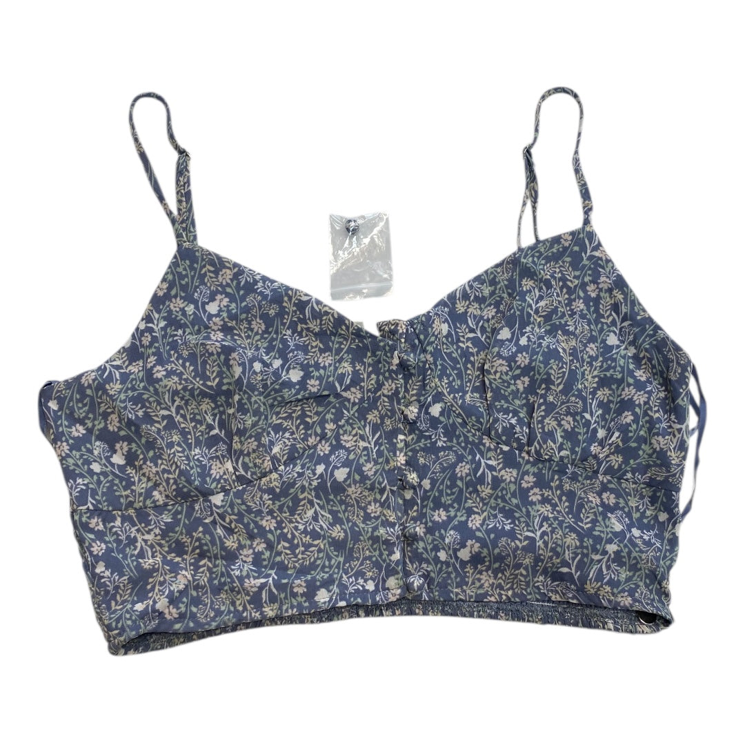 Top Sleeveless By Cmc In Blue, Size:M