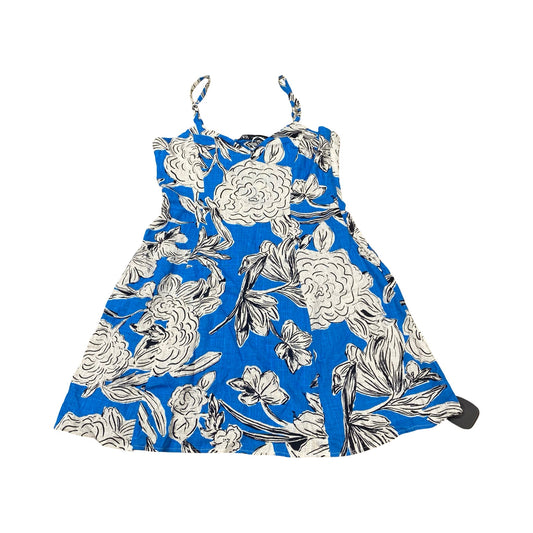 Dress Casual Short By Zara In Blue & White, Size:M