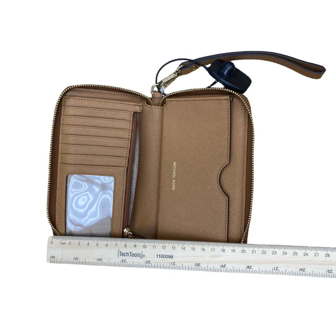 Wristlet Designer By Michael Kors In Brown, Size:Medium
