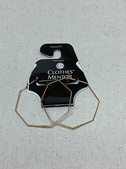 Earrings Hoop By Clothes Mentor In Gold