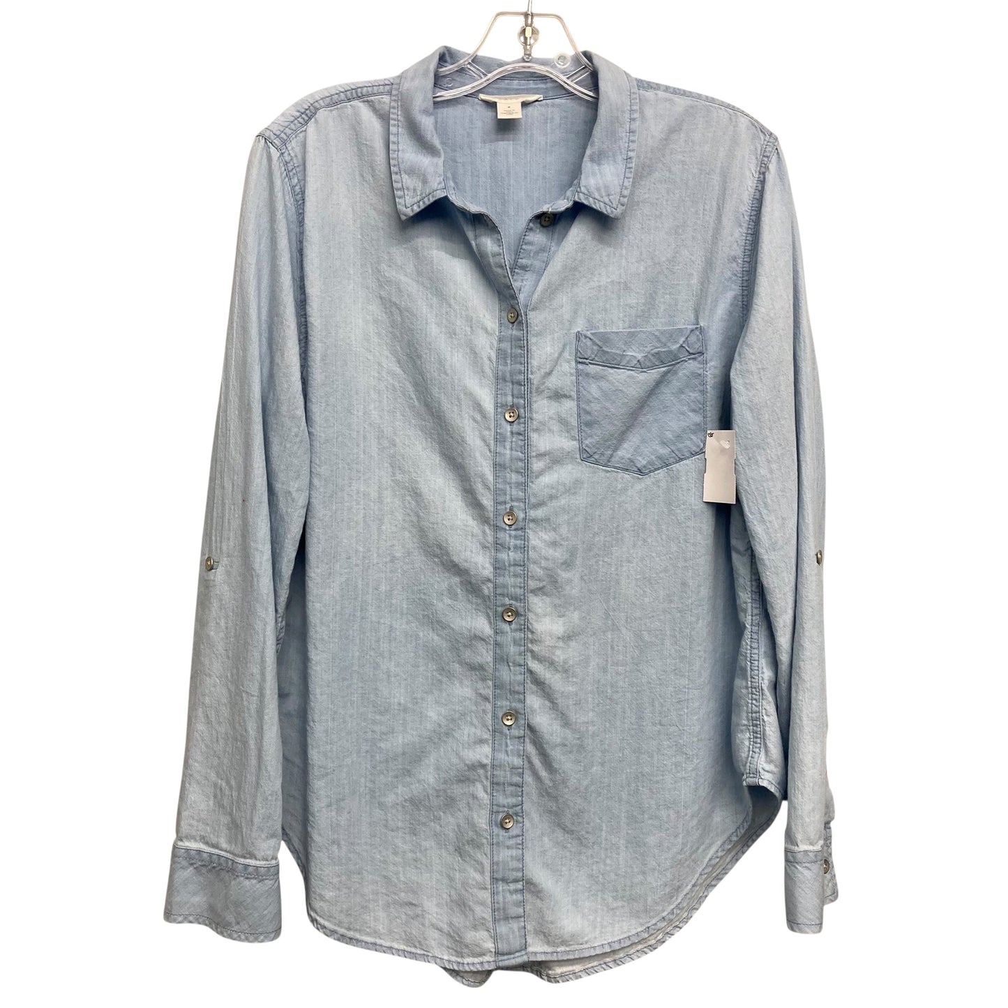 Top Ls By Caslon In Blue, Size:M