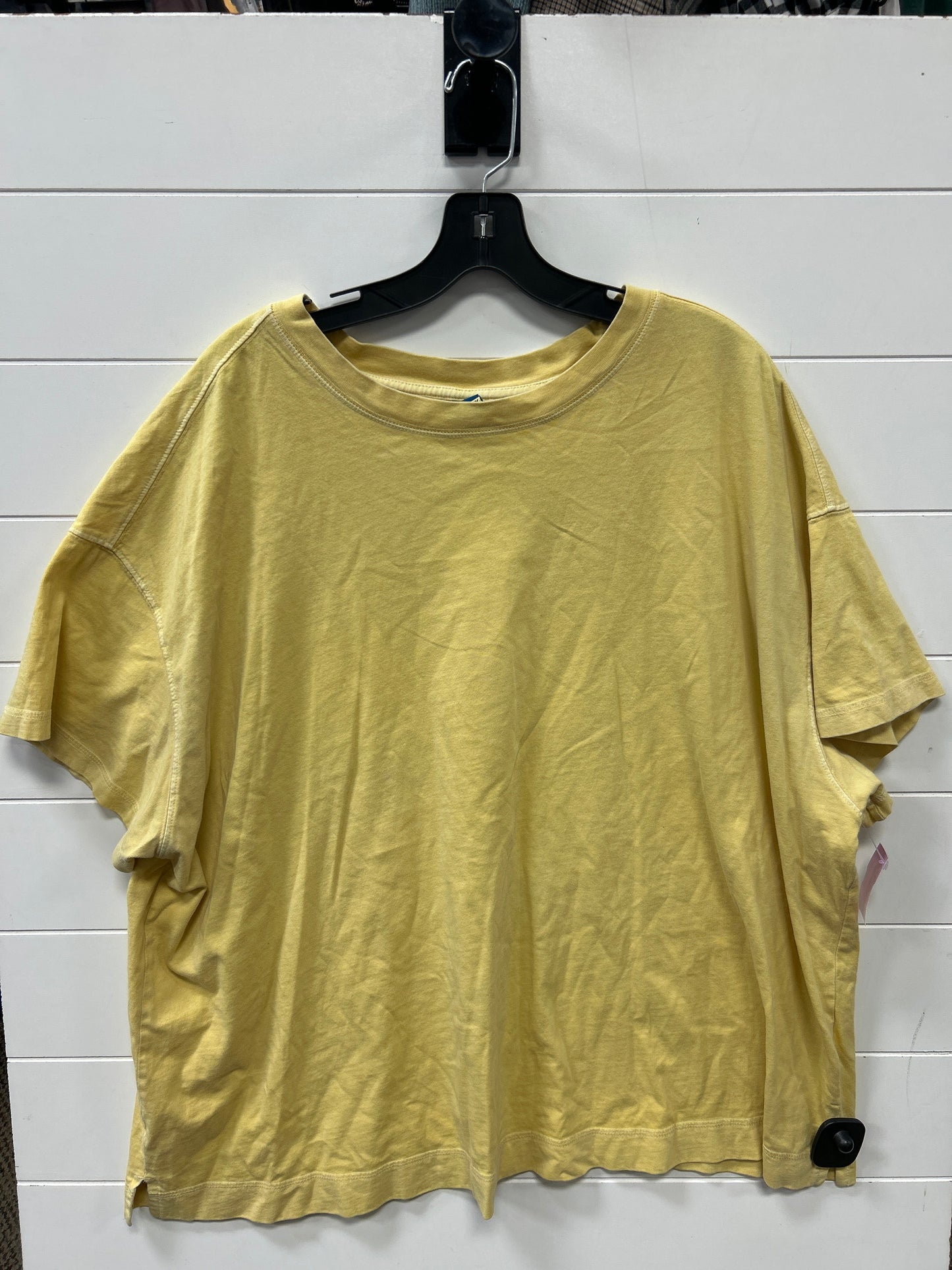 Top Ss Basic By Old Navy In Yellow, Size:3X