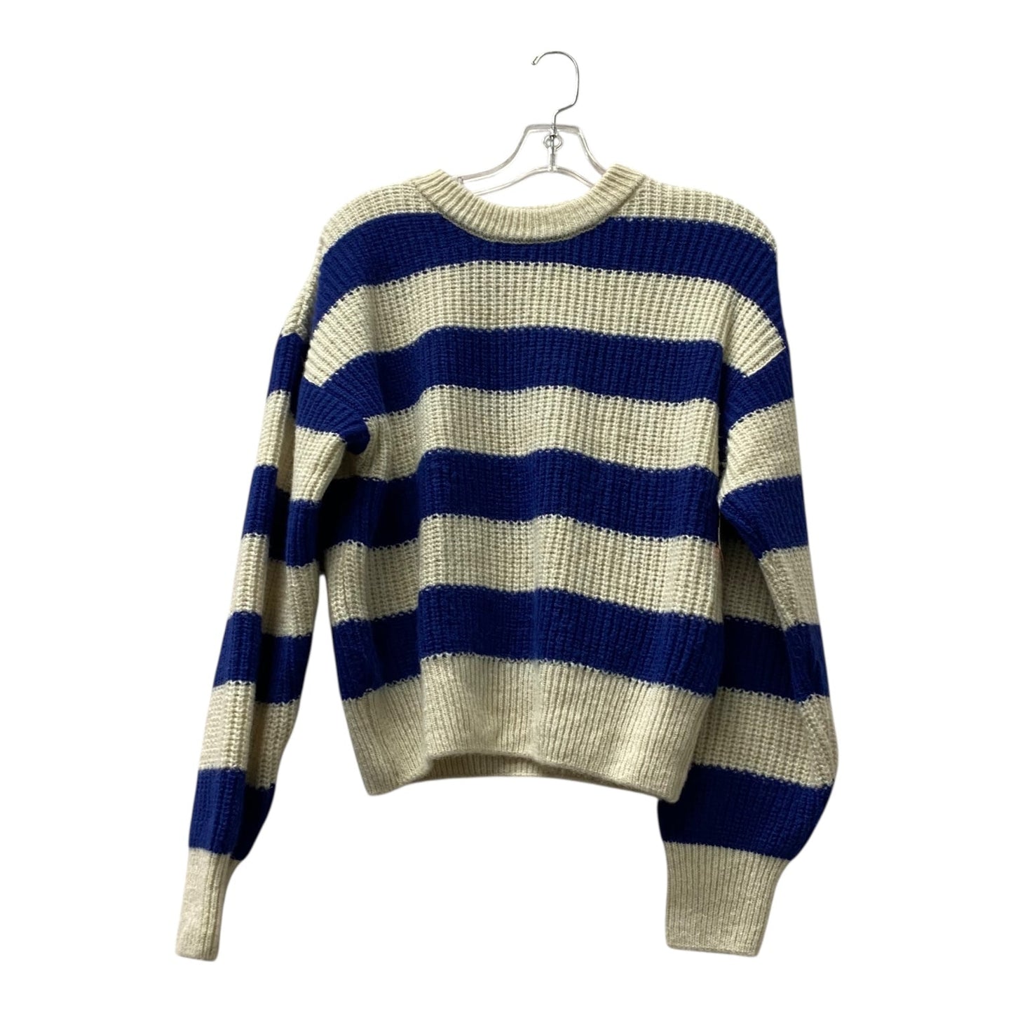 Sweater By the New York society In Blue & White, Size:Xs