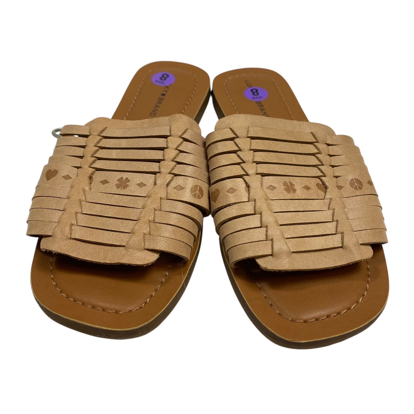 Sandals Flats By Lucky Brand In Tan, Size:8
