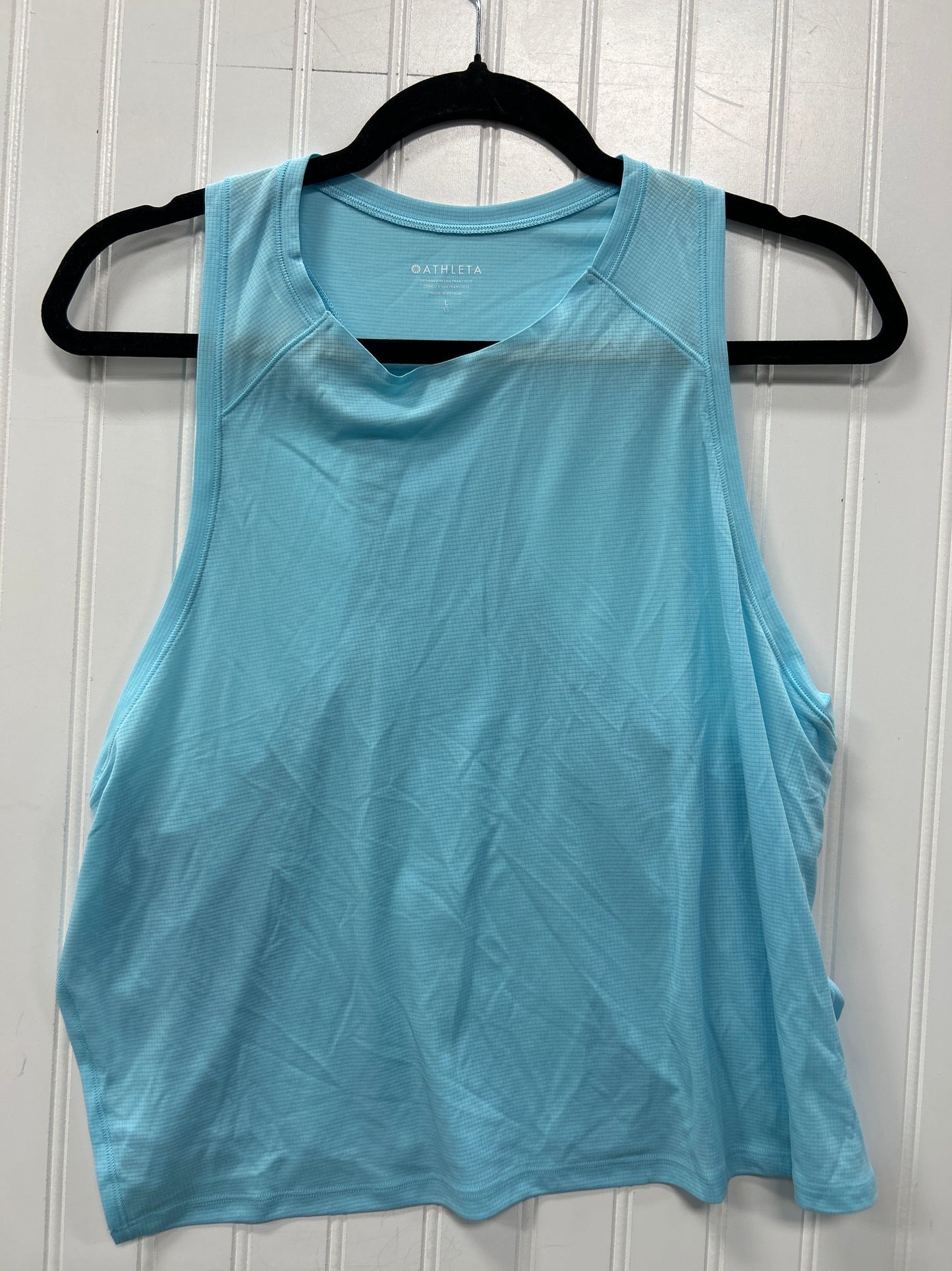 Athletic Tank Top By Athleta In Blue, Size:L