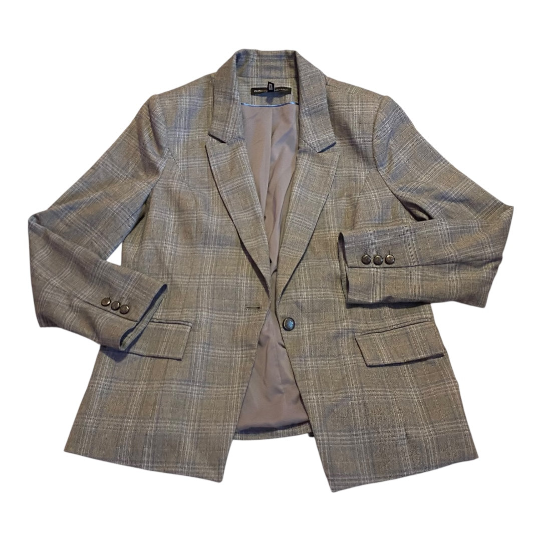Blazer By White House Black Market In Grey, Size:14P