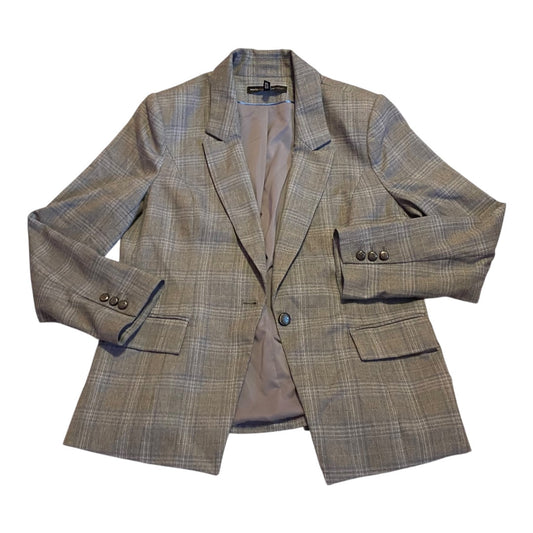 Blazer By White House Black Market In Grey, Size:14P