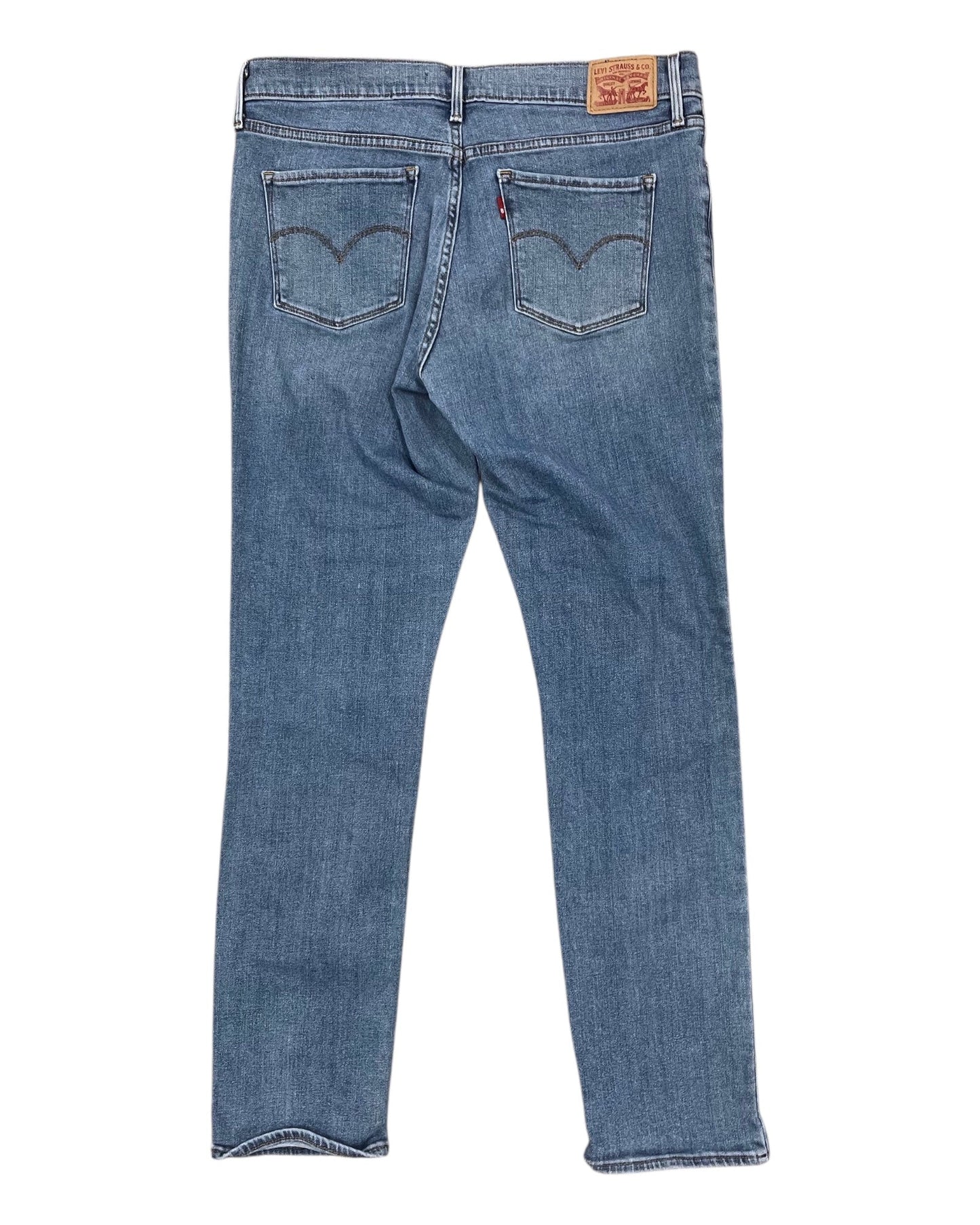 Jeans Straight By Levis In Blue, Size:16