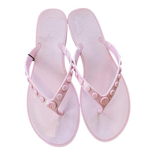 Sandals Designer By Tory Burch In Pink, Size:9