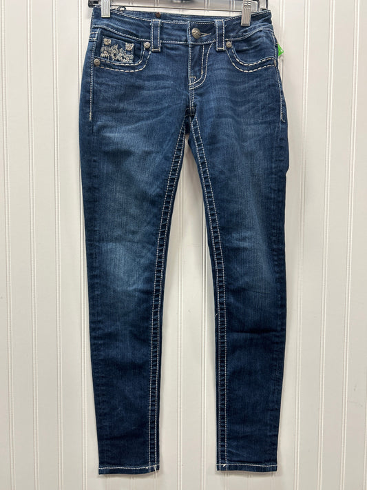 Jeans Skinny By Miss Me In Blue, Size:2