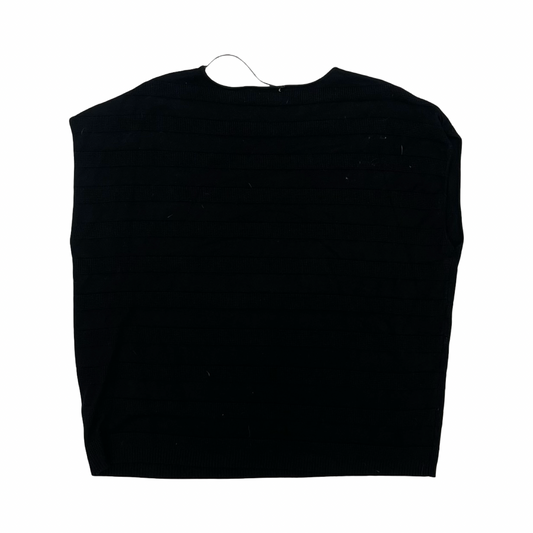 Sweater Ss By Clothes Mentor In Black, Size:L