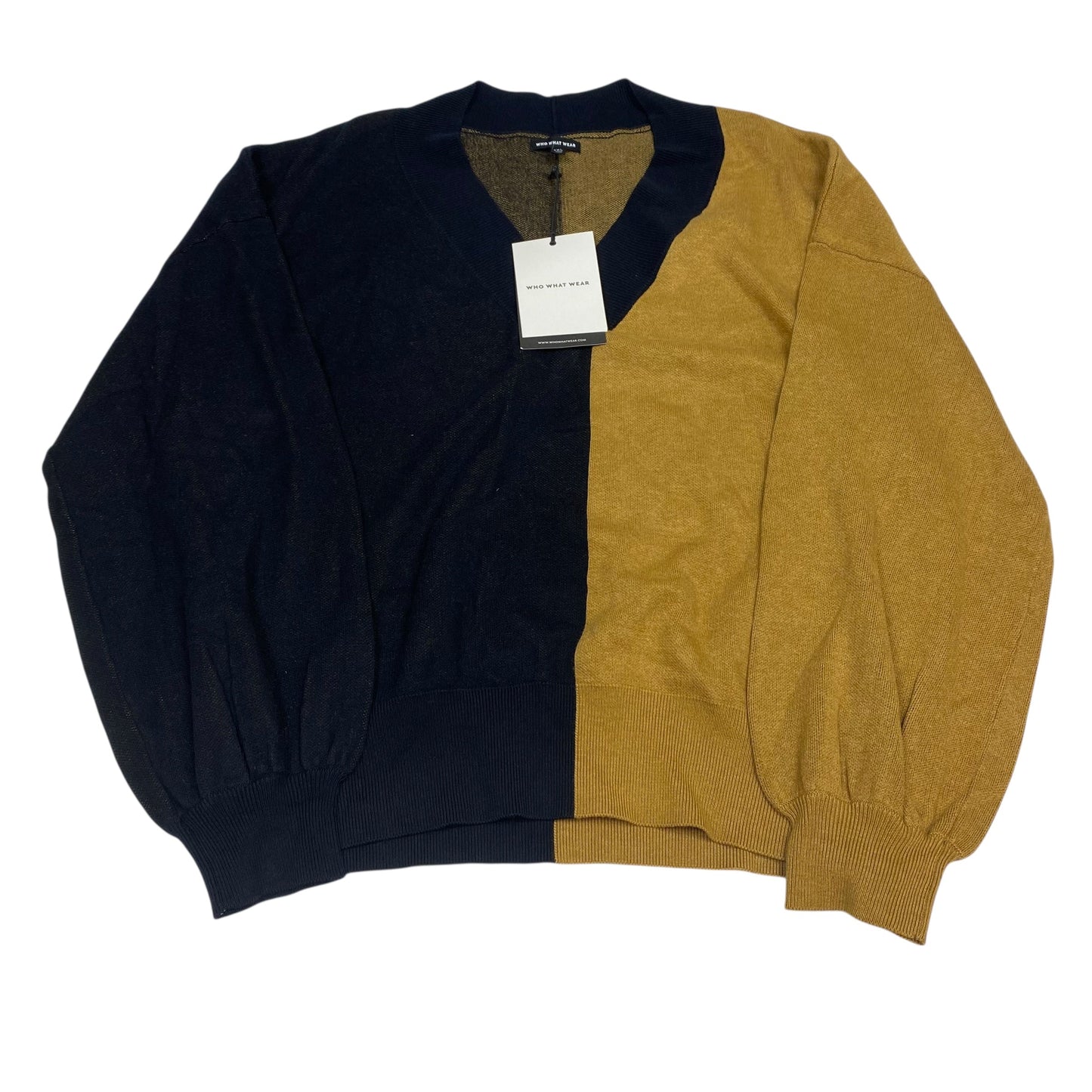 Sweater By Who What Wear In Black & Brown, Size:Xxl