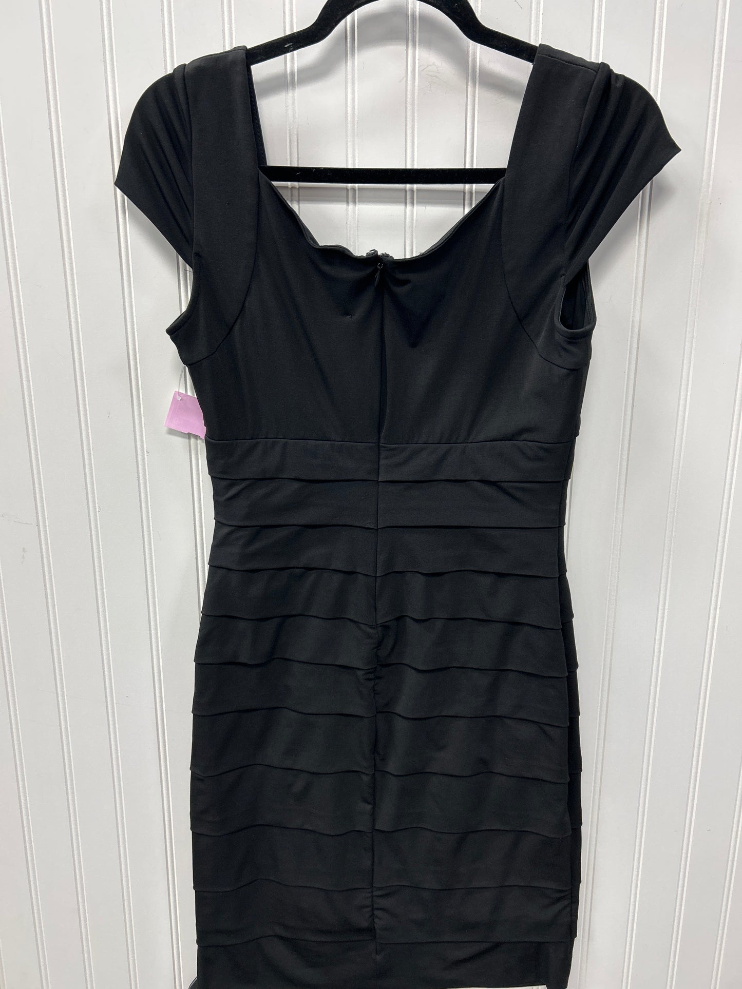 Dress Casual Midi By White House Black Market In Black, Size:8