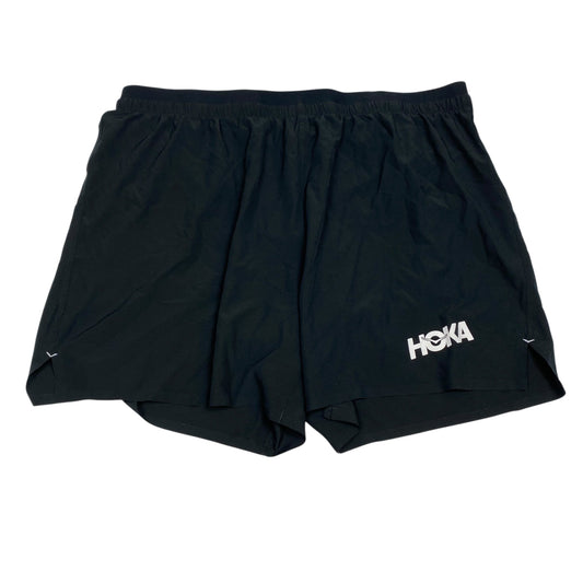 Athletic Shorts By Hoka In Black, Size:L
