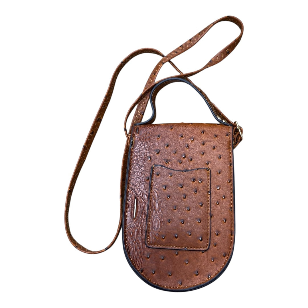 Handbag By Clothes Mentor In Brown, Size:Small