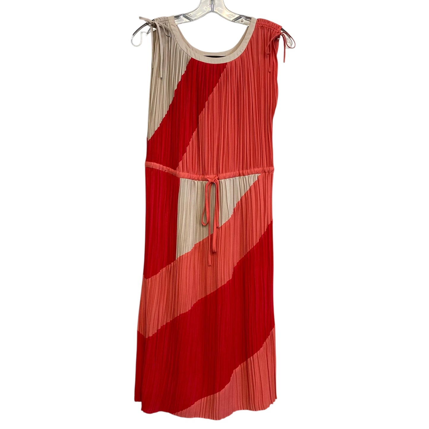 Dress Party Short By Bcbgmaxazria In Red & Tan, Size:S