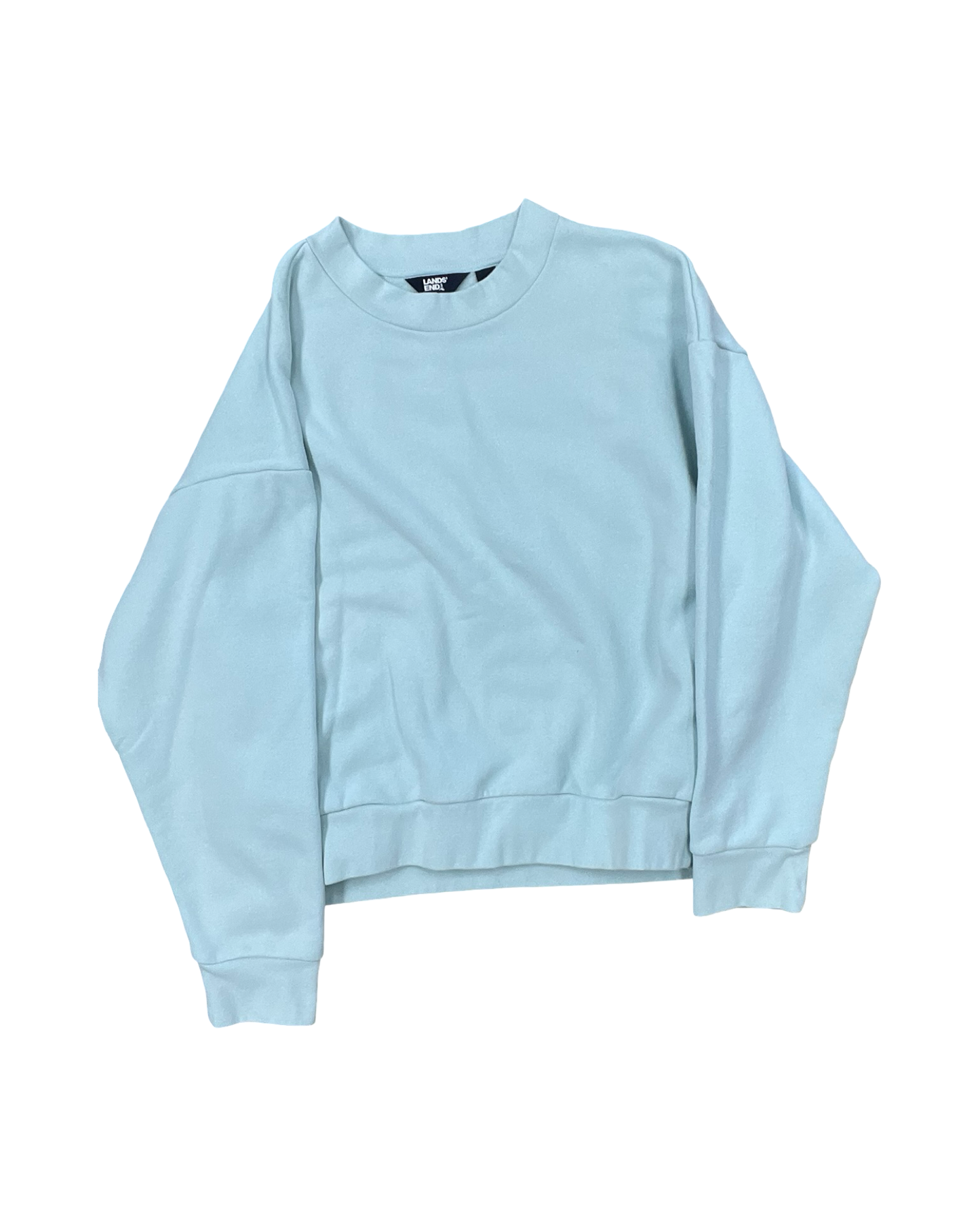 Sweatshirt Crewneck By Lands End In Green, Size:Xs