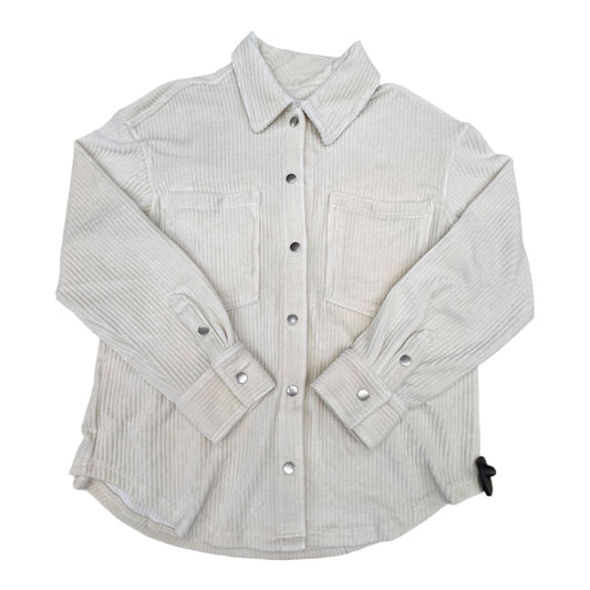 Jacket Shirt By Z Supply In Cream, Size:M