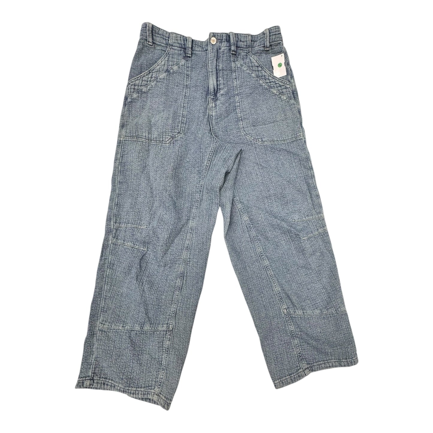 Pants Wide Leg By We The Free In Blue Denim, Size:S