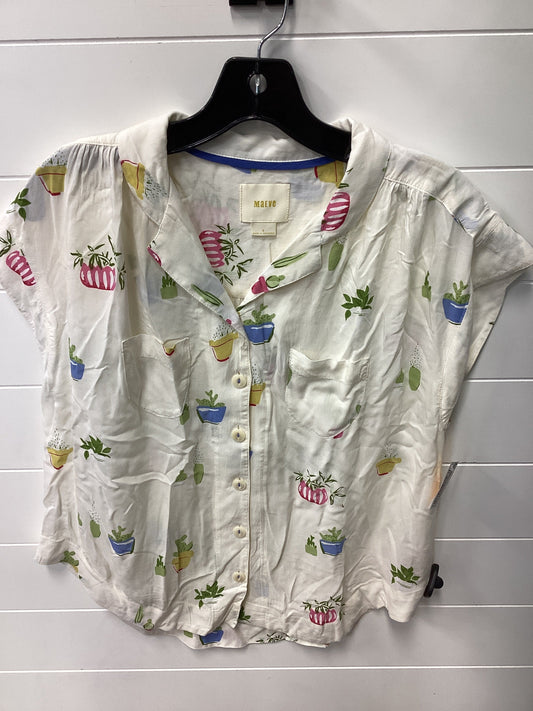 Top Ss By Maeve In Cream, Size:S