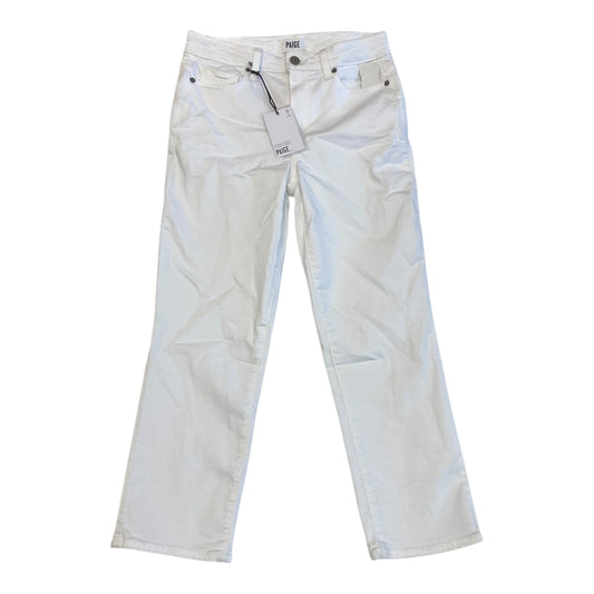 Jeans Skinny By Paige In White, Size:6