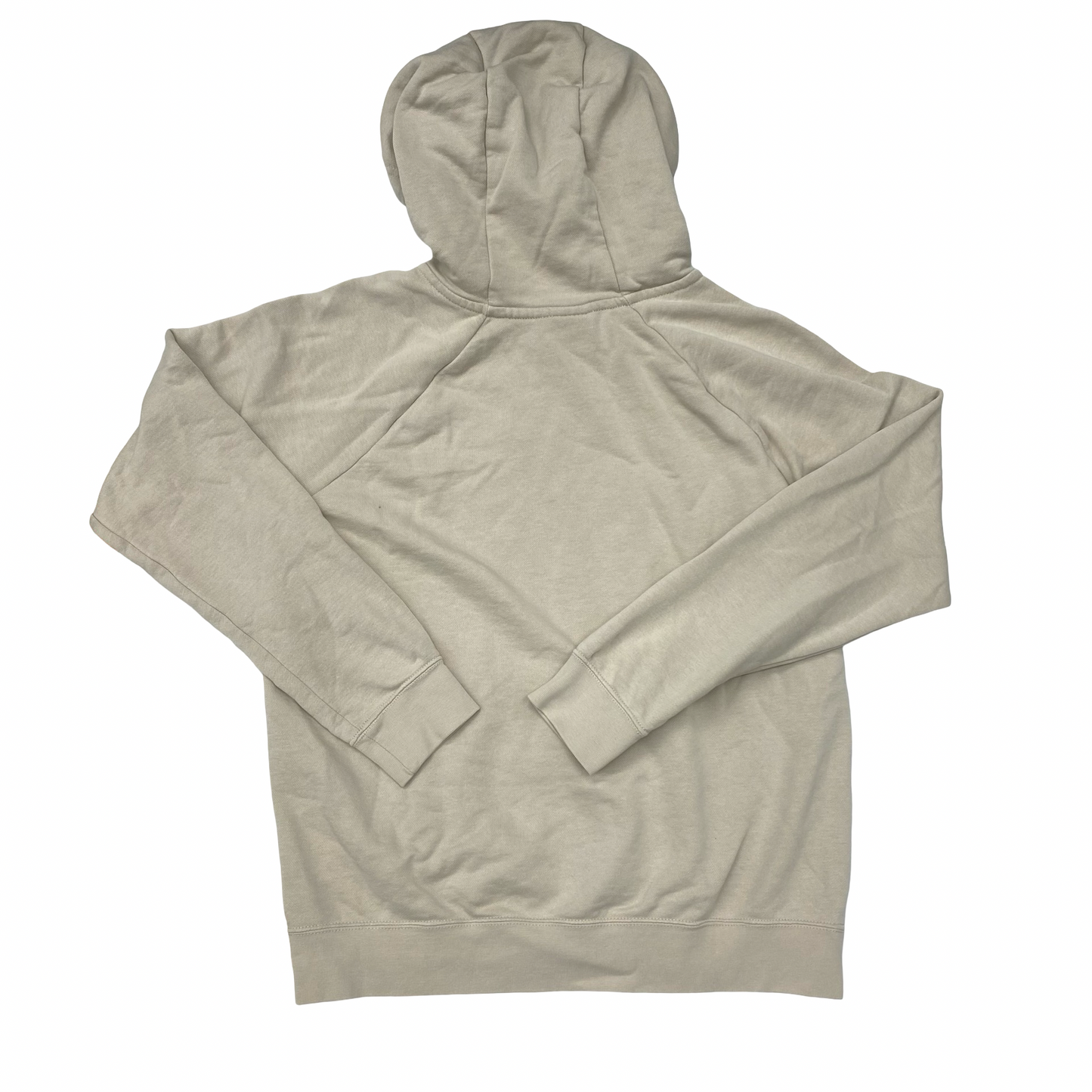 Athletic Sweatshirt Hoodie By Nike In Beige, Size:S