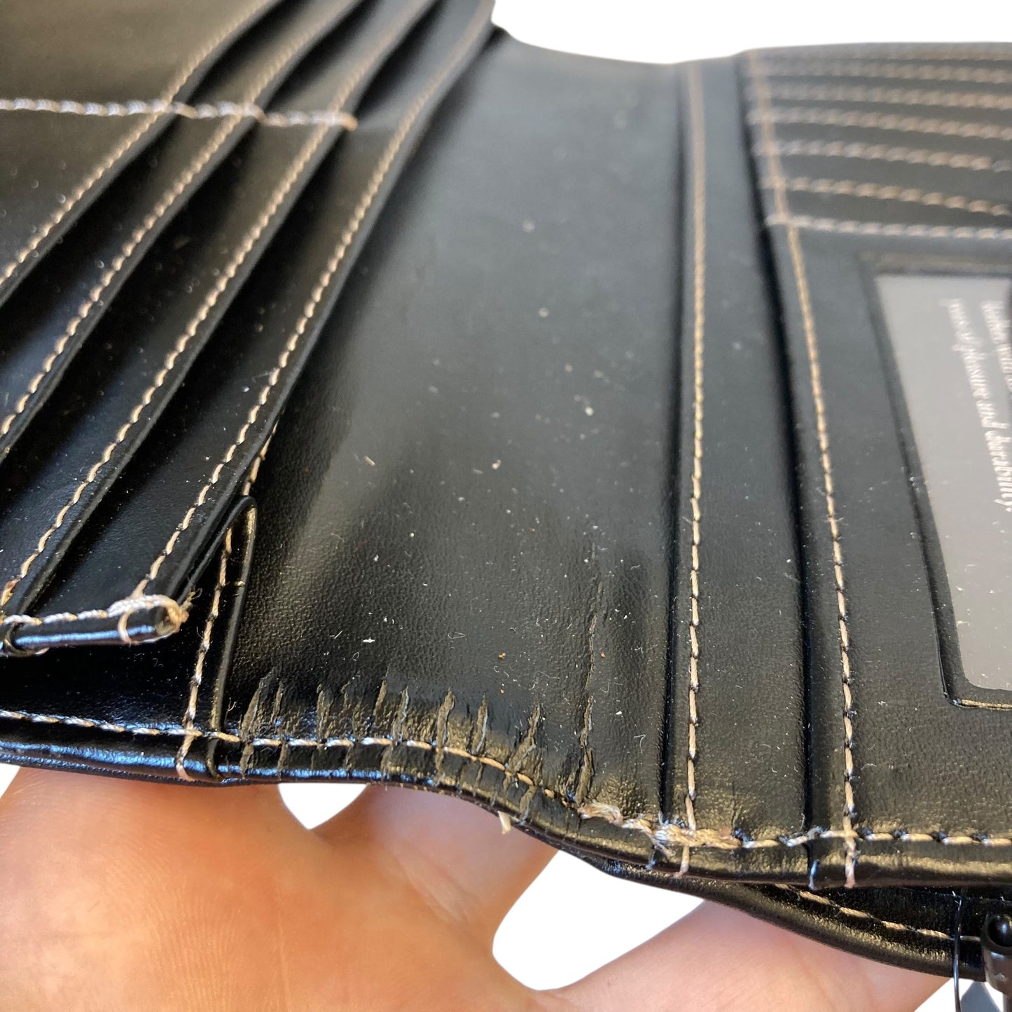 Wallet Leather By Kenneth Cole Reaction In Black, Size:Large